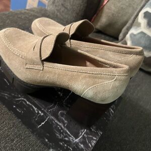 Unisa Tan Suede Women's Loafers